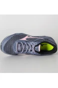 TÊNIS MIZUNO WAVE HAWK FEMININO - Grafite/rosa