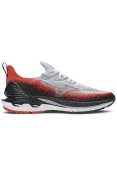 TÊNIS MIZUNO WAVE LASER MASCULINO - Cinza/vermelho