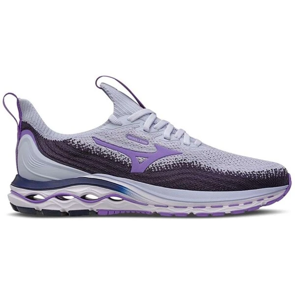 TÊNIS MIZUNO WAVE LEGEND FEMININO - Azul celeste/roxo