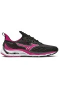 TÊNIS MIZUNO WAVE MIRAI 4 FEMININO - Preto/pink
