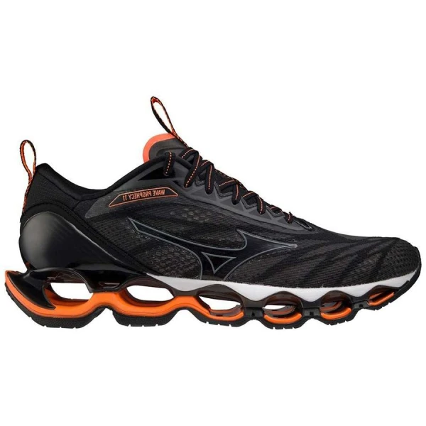 TÊNIS MIZUNO WAVE PROPHECY 11 MASCULINO - Preto/laranja