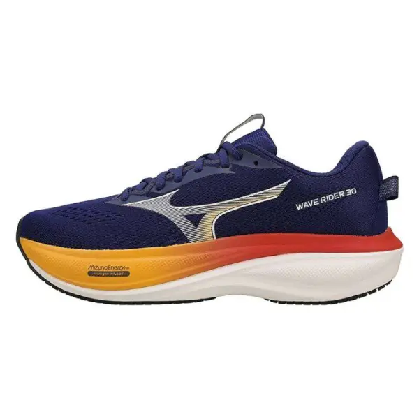 TÊNIS MIZUNO WAVE RIDER 30 MASCULINO - Marinho/amarelo