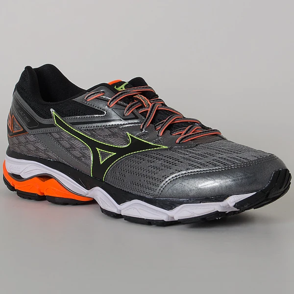 TÊNIS MIZUNO WAVE ULTIMA 9 MASCULINO - Grafite/laranja