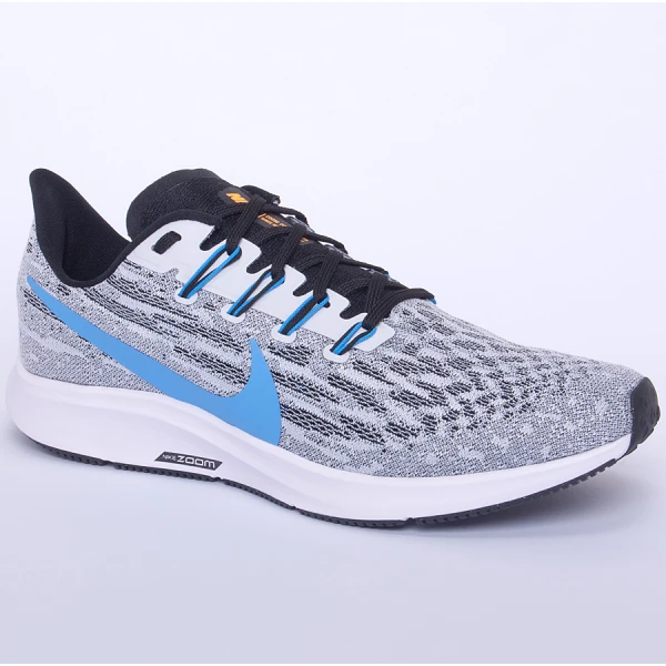 TÊNIS NIKE AIR ZOOM PEGASUS 36 MASCULINO - Cinza/azul