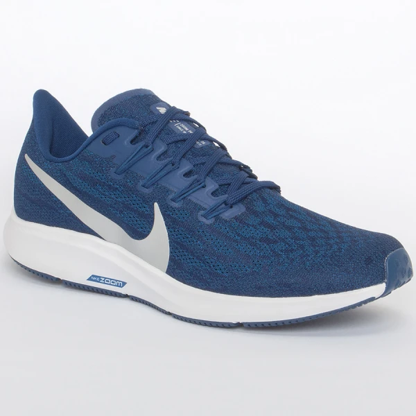 TÊNIS NIKE AIR ZOOM PEGASUS 36 MASCULINO - Marinho/prata
