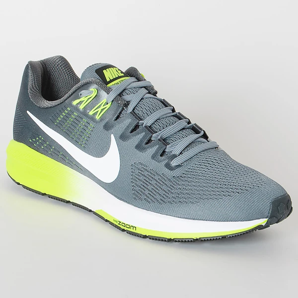 TÊNIS NIKE AIR ZOOM STRUCTURE 21 MASCULINO - Grafite/verde
