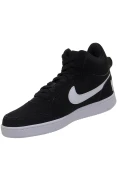 TÊNIS NIKE CANO ALTO COURT BOROUGH MID FEMININO - Preto/branco