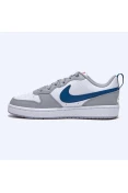 TÊNIS NIKE COURT BOROUGH LOW 2 (GS) JUVENIL - Branco/azul TÊNIS NIKE COURT BOROUGH LOW 2 (GS) JUVENIL - Branco/azul