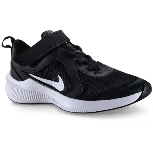 TENIS NIKE DOWNSHIFTER 10 (PSV) INFANTIL - Preto/branco
