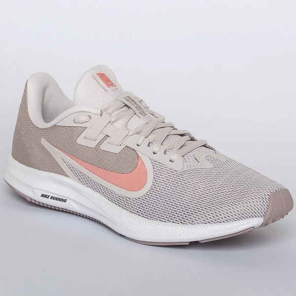 TÊNIS NIKE DOWNSHIFTER 9 FEMININO - Cinza/rosa