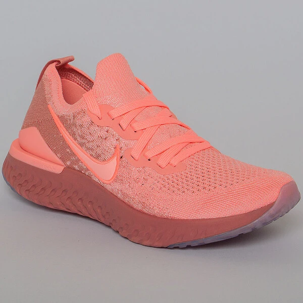 TÊNIS NIKE EPIC REACT FLYKNIT 2 FEMININO - Salmao/roxo