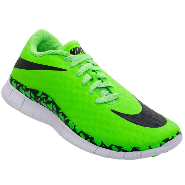 TÊNIS NIKE FREE HYPERVENOM GS INFANTIL - Verde/preto