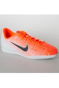 TÊNIS NIKE MERCURIAL VAPORX 12 CLUB IC INFANTIL - Laranja/branco