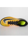TÊNIS NIKE MERCURIAL X VORTEX 3 IC - Preto/laranja TÊNIS NIKE MERCURIAL X VORTEX 3 IC - Preto/laranja