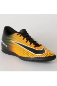 TÊNIS NIKE MERCURIAL X VORTEX 3 IC - Preto/laranja TÊNIS NIKE MERCURIAL X VORTEX 3 IC - Preto/laranja