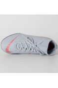 TÊNIS NIKE MERCURIALX SUPERFLY 6 CLUB IC INFANTIL - Cinza/vermelho