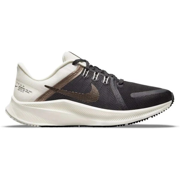 TÊNIS NIKE QUEST 4 PREMIUM FEMININO - Preto/bege