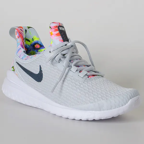 TÊNIS NIKE RENEW RIVAL PREMIUM FEMININO - Cinza/branco