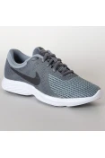 TÊNIS NIKE REVOLUTION 4 GS INFANTIL - Grafite/branco