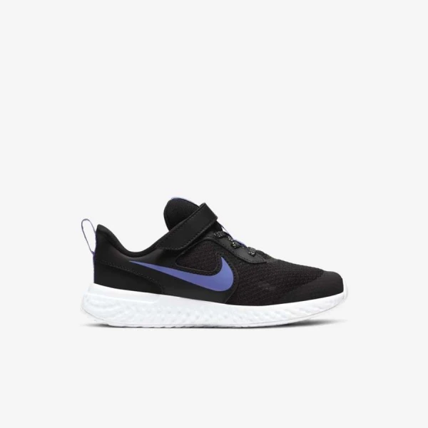 TÊNIS NIKE REVOLUTION 5 GLITTER INFANTIL - Preto/azul