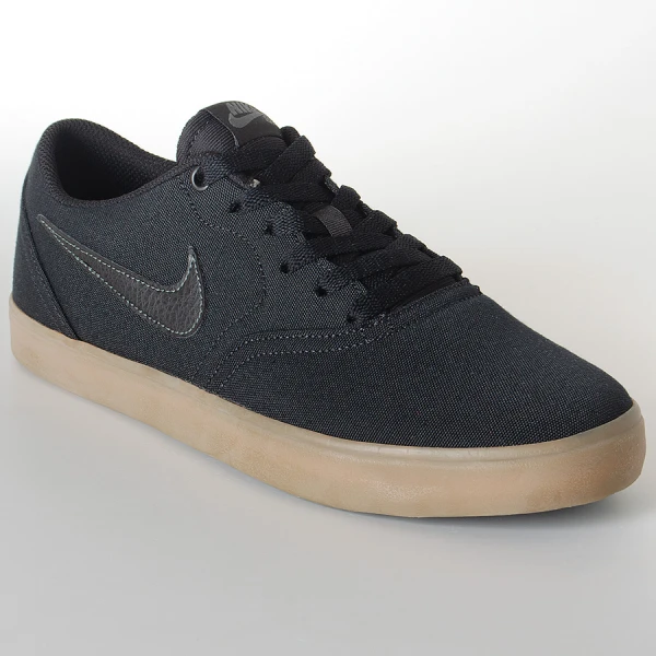 TÊNIS NIKE SB CHECK SOLAR CNVS MASCULINO - Preto/marrom