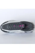 TÊNIS NIKE SHOX R4 FEMININO - Prata/roxo TÊNIS NIKE SHOX R4 FEMININO - Prata/roxo