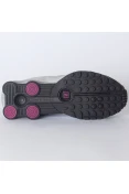 TÊNIS NIKE SHOX R4 FEMININO - Prata/roxo TÊNIS NIKE SHOX R4 FEMININO - Prata/roxo