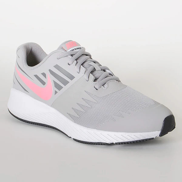TÊNIS NIKE STAR RUNNER GS INFANTIL - Cinza/rosa