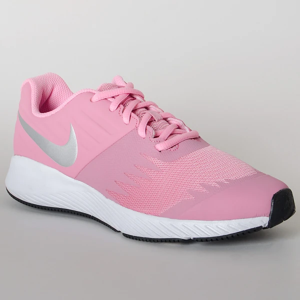 TÊNIS NIKE STAR RUNNER GS INFANTIL - Rosa/prata