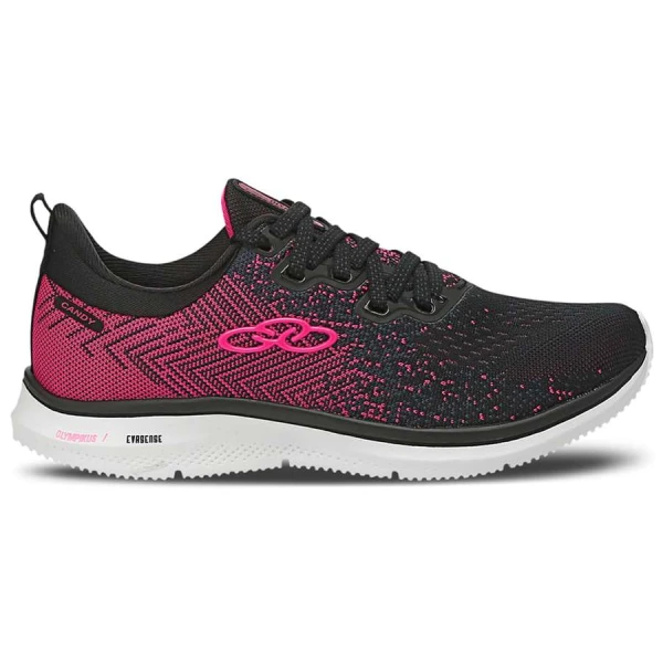 TÊNIS OLYMPIKUS CANDY FEMININO - Preto/pink