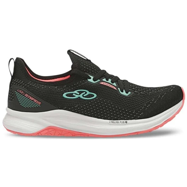 TÊNIS OLYMPIKUS ESSENTIAL FEMININO - Preto/rosa