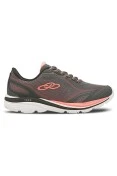 TÊNIS OLYMPIKUS GLAM 2 FEMININO - Chumbo/salmao