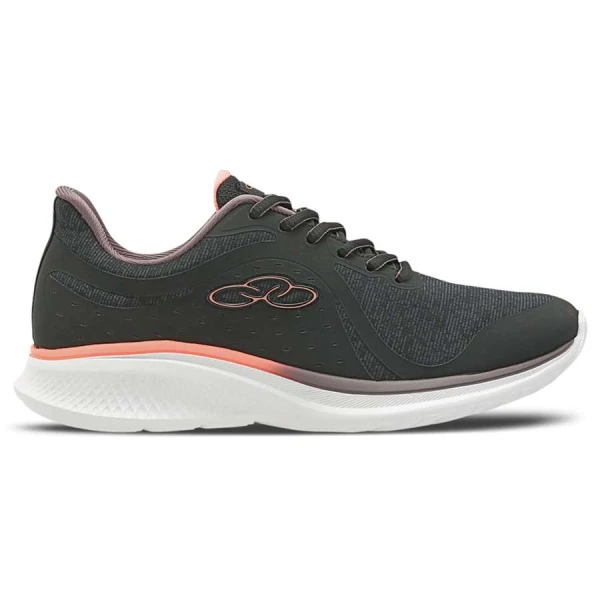 TÊNIS OLYMPIKUS SAGA FEMININO - Preto/salmao