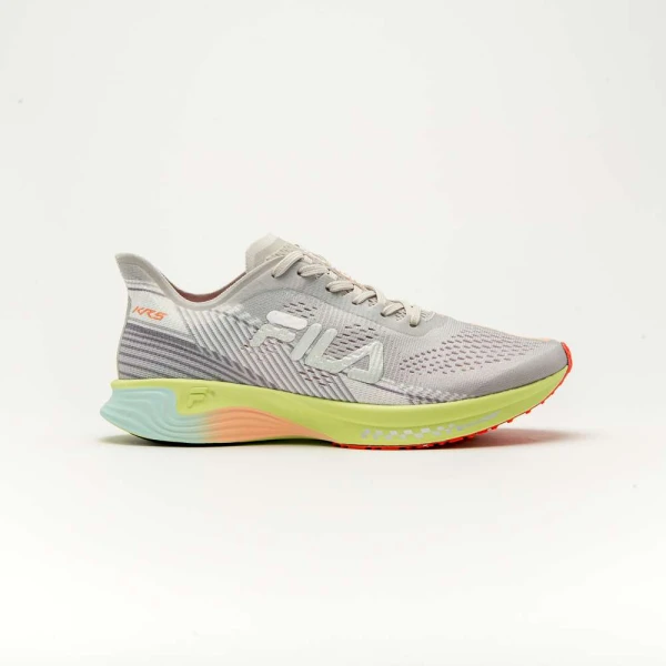 TÊNIS PARA CORRIDA FILA KR5 FEMININO - Cinza/verde