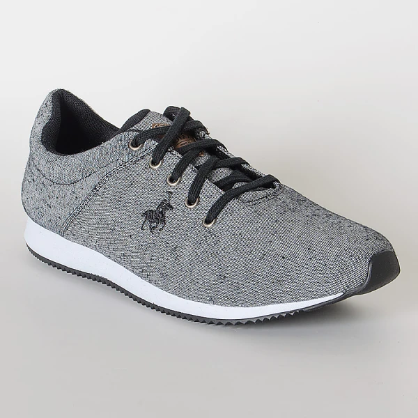 TÊNIS POLO ROYAL JOGGING STONED MASCULINO - Cinza/preto