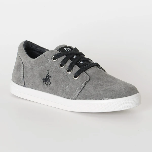 TÊNIS POLO ROYAL STREET INFANTIL - Chumbo/branco