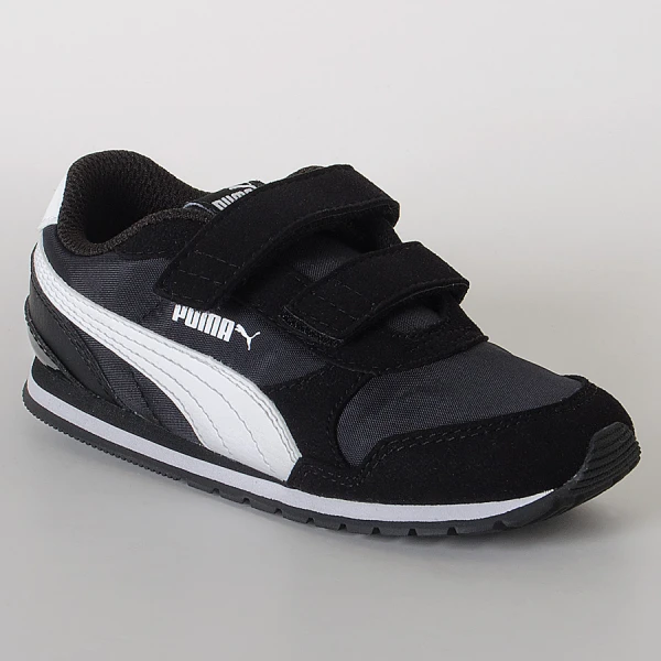 TÊNIS PUMA ST RUNNER V2 NL V INFANTIL - Preto/branco