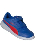TÊNIS PUMA STEPFLEEX RUN SL V INFANTIL - Azul/vermelho