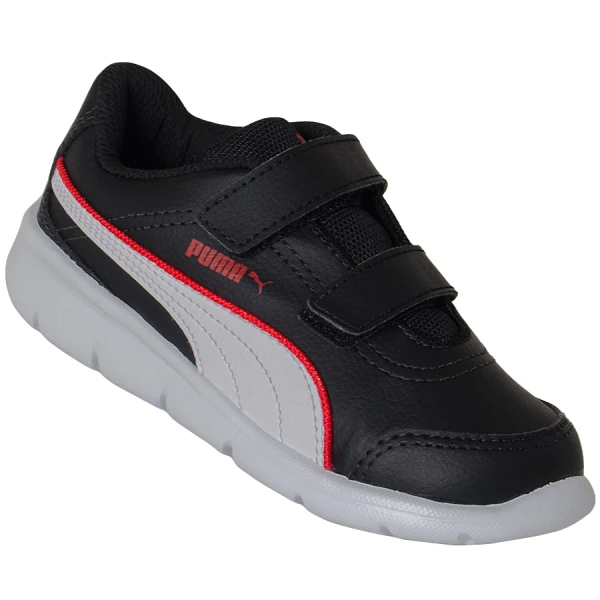 TÊNIS PUMA STEPFLEEX RUN SL V INFANTIL - Preto/branco