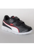 TENIS PUMA STEPFLEEX SL V PS INFANTIL - Preto/branco