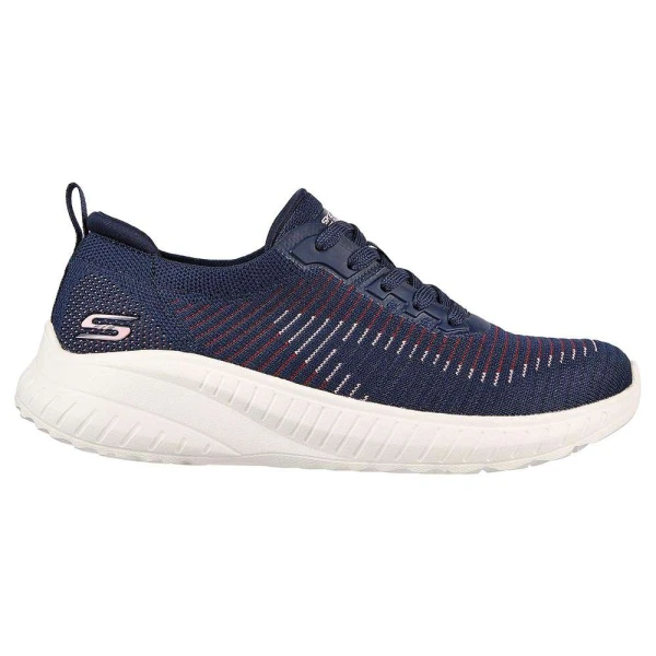 TÊNIS SCKECHERS BOBS SPORT SQUAD CHAOS - RENEGADE PARADE FEMININO - Marinho/branco