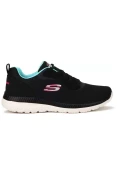 TÊNIS SKECHERS BOUNTIFUL FEMININO - Preto/branco