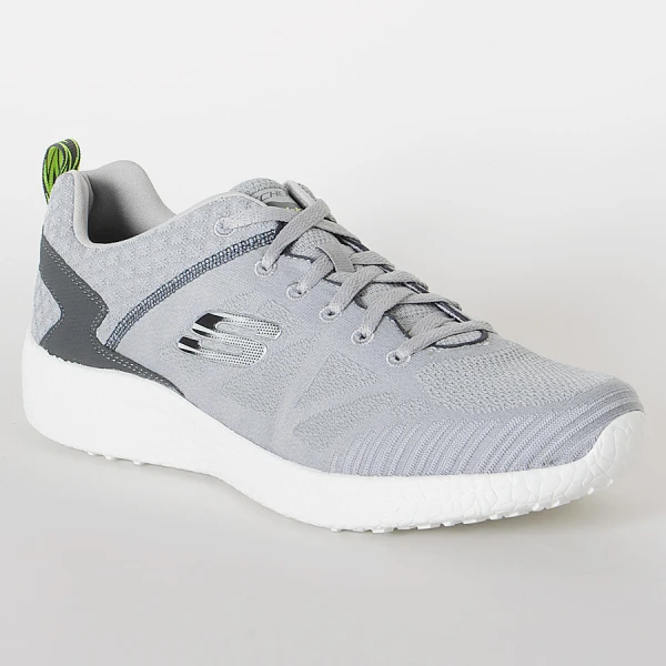 TÊNIS SKECHERS BURST DEAL CLOSER MASCULINO - Cinza/branco