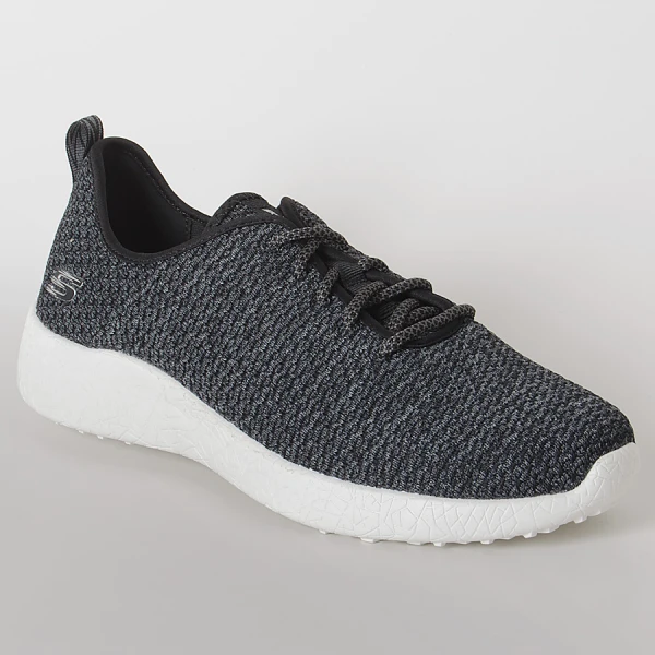 TÊNIS SKECHERS BURST DONLEN MASCULINO - Preto/branco