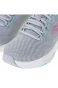 TÊNIS SKECHERS DLUX FITNESS ROAM FREE FEMININO - Cinza/rosa TÊNIS SKECHERS DLUX FITNESS ROAM FREE FEMININO - Cinza/rosa