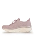 TÊNIS SKECHERS DLUX WALKER REFRESHING MOOD FEMININO - Lilas/bege