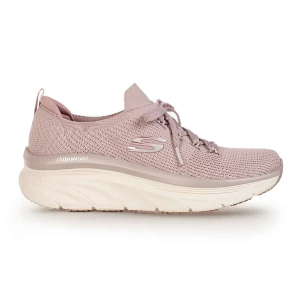 TÊNIS SKECHERS DLUX WALKER REFRESHING MOOD FEMININO - Lilas/bege