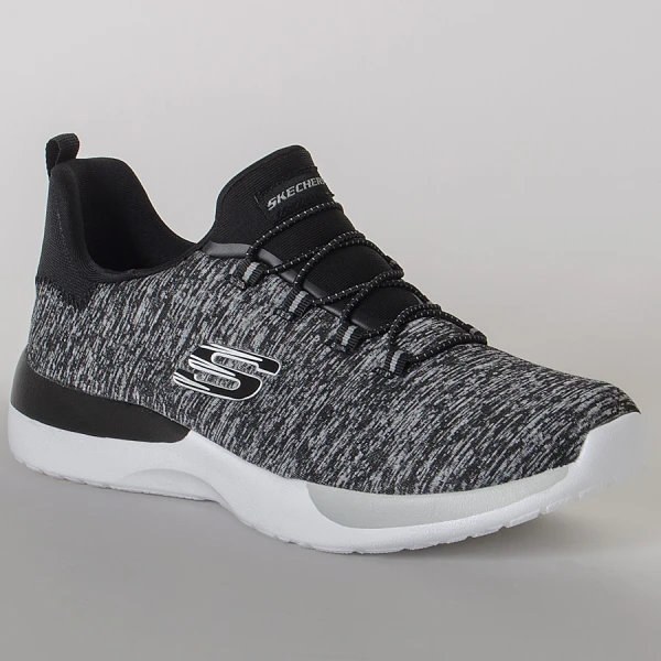 TÊNIS SKECHERS DYNAMIGHT BREAK THROUGH FEMININO - Preto/cinza