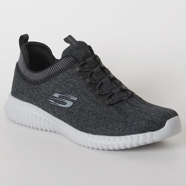 TENIS SKECHERS ELITE FLEX HARTNELL MASCULINO - Preto/cinza