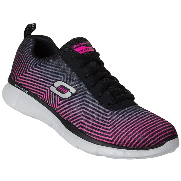 TÊNIS SKECHERS EQUALIZER EXPECT MIRACLES FEMININO - Preto/pink